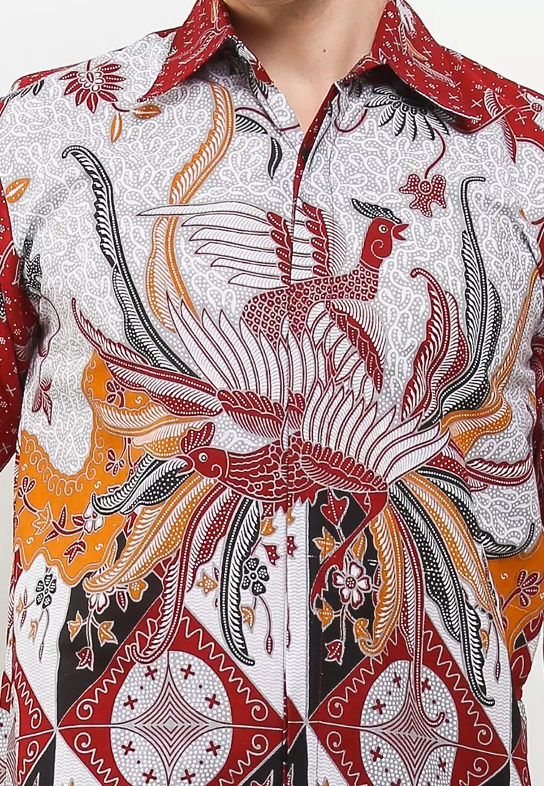 Phineas Kemeja Batik Premium Pria Casual Modern Lengan Pendek