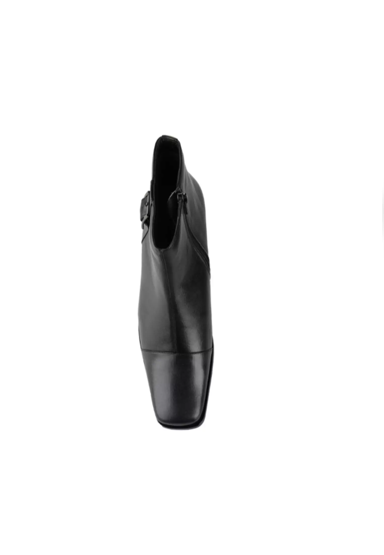 Sonya Sepatu zipper Ankle boots Wanita guinine leather