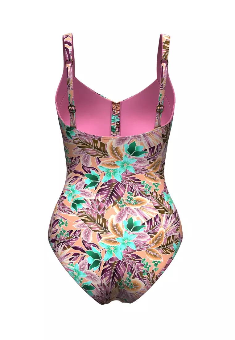 My Paradiso Lavender Plus Cup Twist Front Onepiece