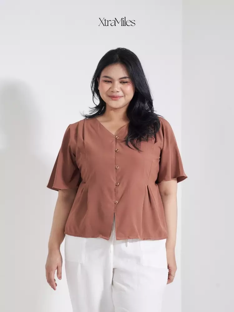 xtramiles Ladies blouse eliza blouse vol 2 brick