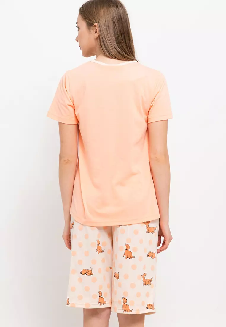 Pyjama Pijama Short Sleeve Short Pants Sleepwear
