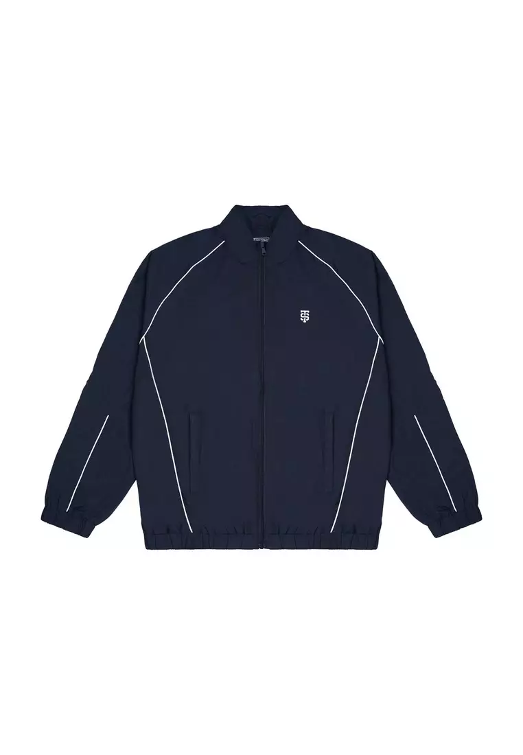 3Second Men's Tracker Jacket Regular Fit Taslan Sporty Ebony OL-C150426