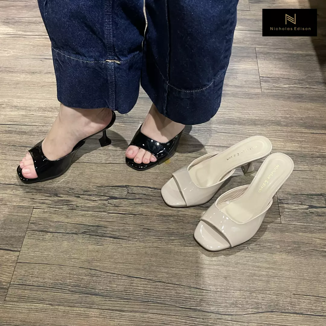 Nicholas Edison Heel Fika Beige