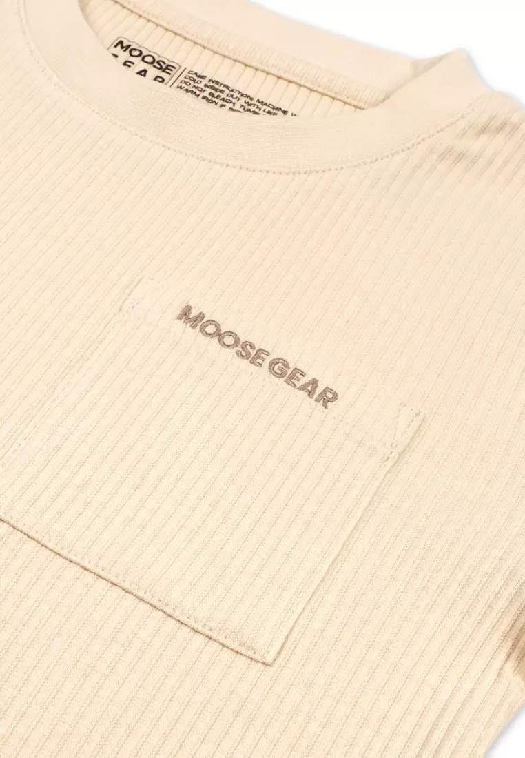 Boys Oversized T-Shirt with Embroidery Details