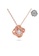 Millenne silver MILLENNE Made For The Night Diamonds are Forever Cubic Zirconia Rose Gold Necklace with 925 Sterling Silver 6ED8CACE78262AGS_5