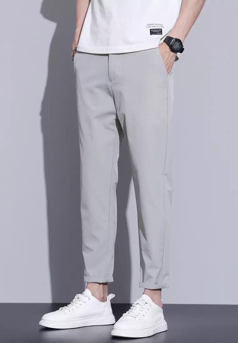 Elasticated Waist Ankle Pants