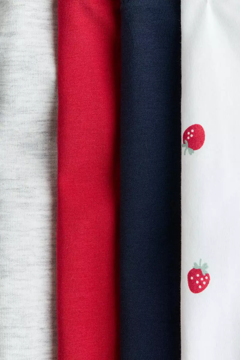4-pack cotton jersey leggings