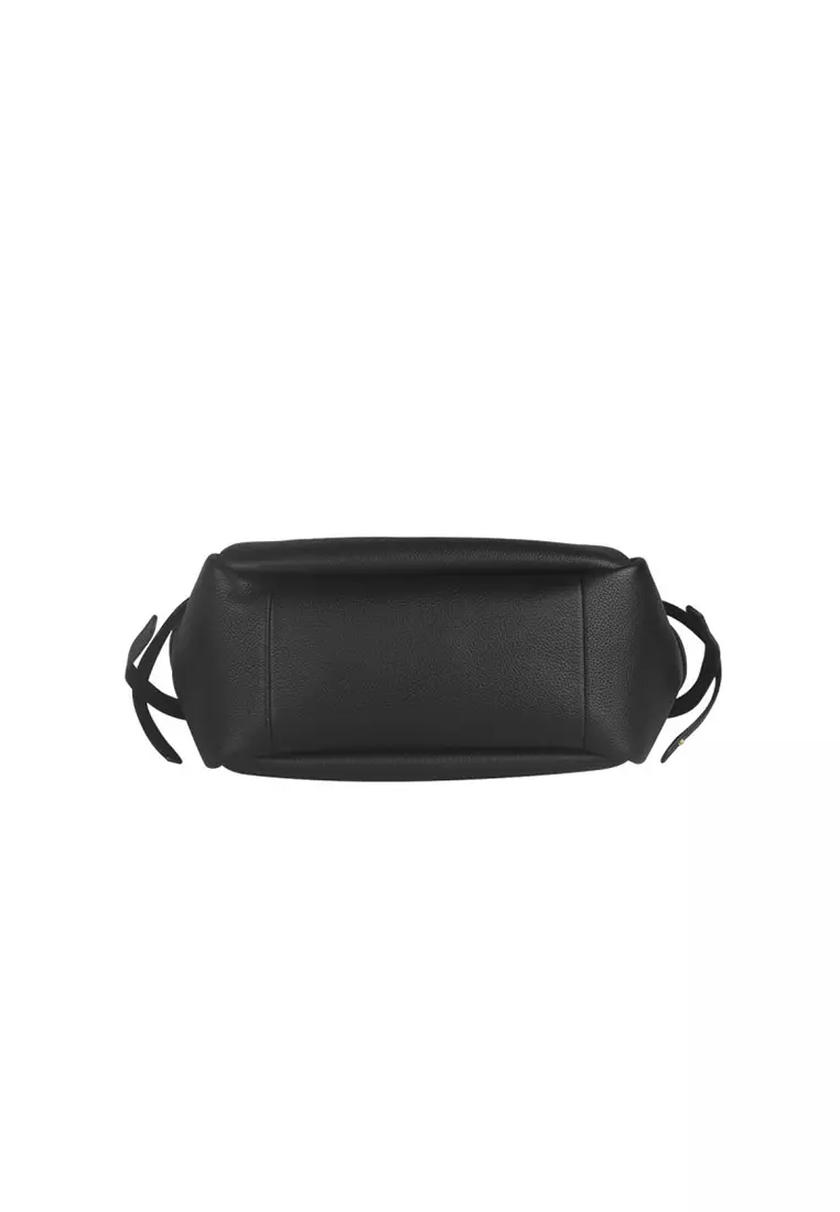 Tory Burch Romy Leather Tote in Black 164866-001 2026 | Buy Tory