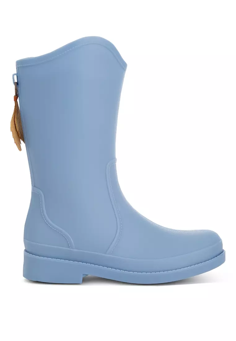 Discount on London Rag  shoes - SKU: Blue Stylish High Rainboots