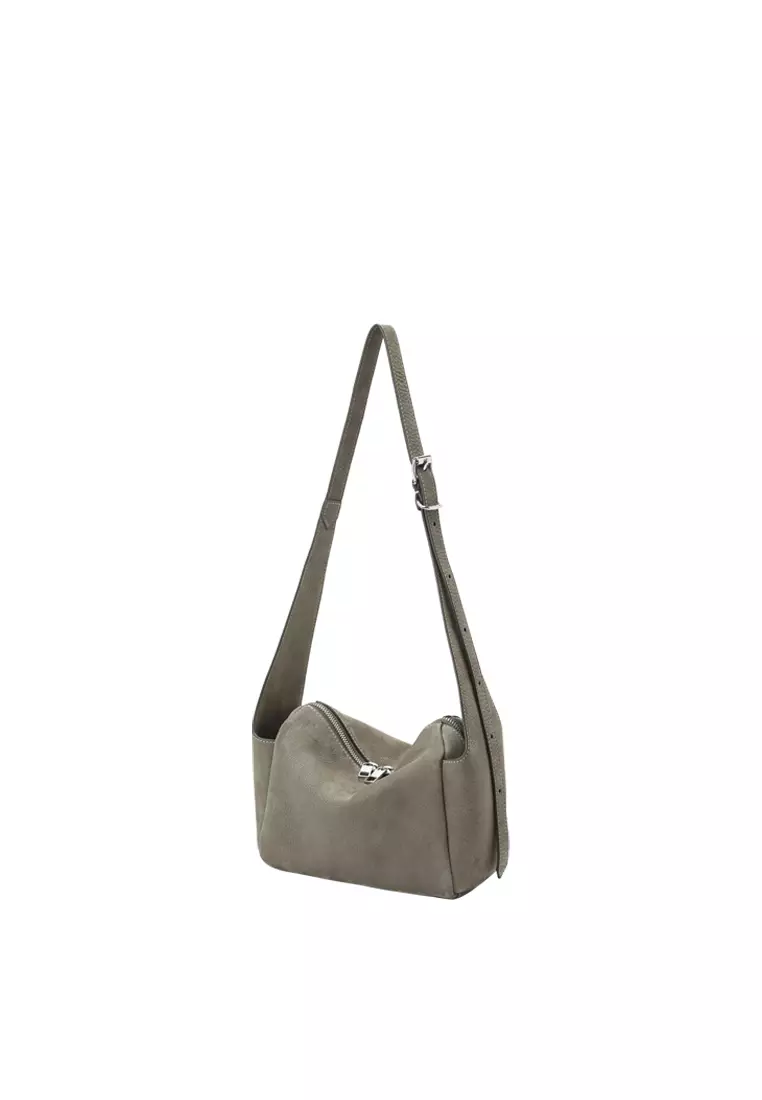 Petrichor Pockets Shoulder Bag Small - Soft Thyme