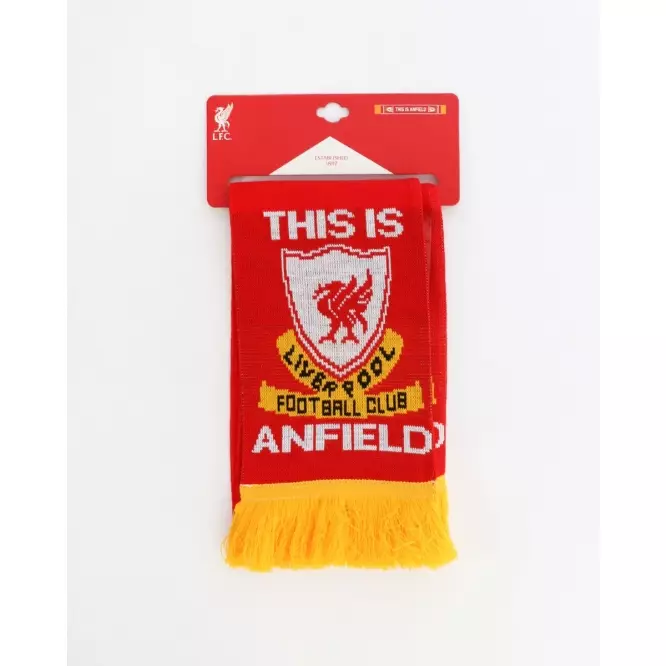 Liverpool FC  This Is Anfield Scarf  - Official LFC Accessories Syal