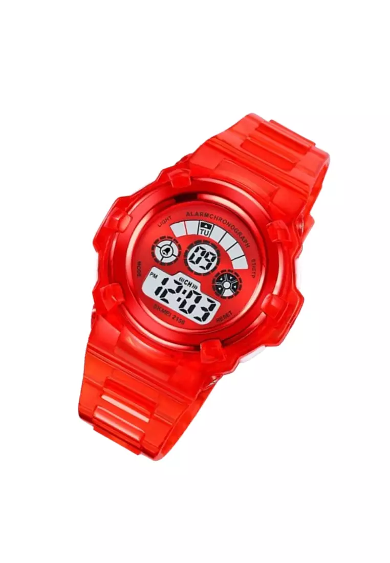 Jam Tangan Digital EL Light Material TPU Waterproof MC56 ORIGINAL