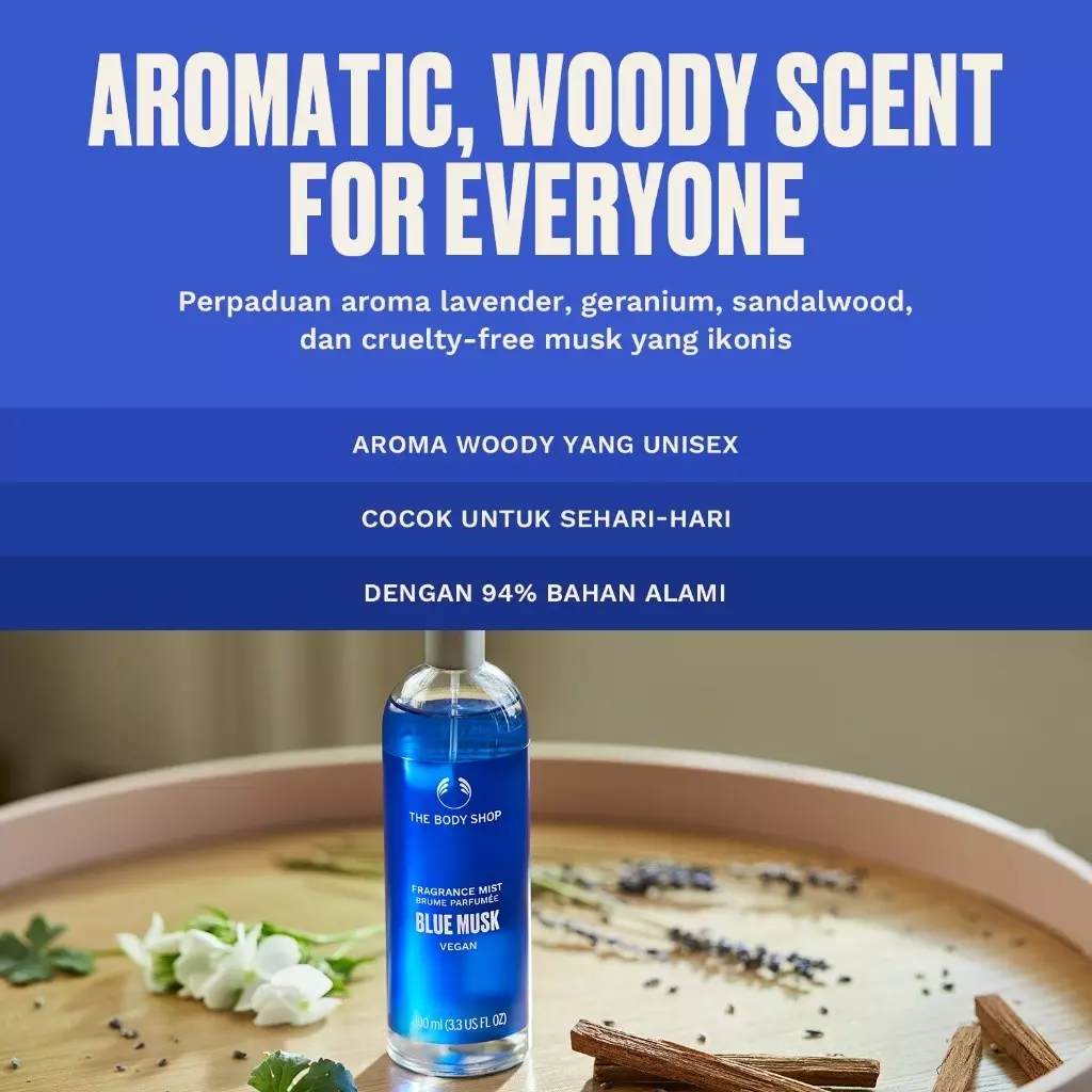 Blue Musk Fragrance Mist 100ML