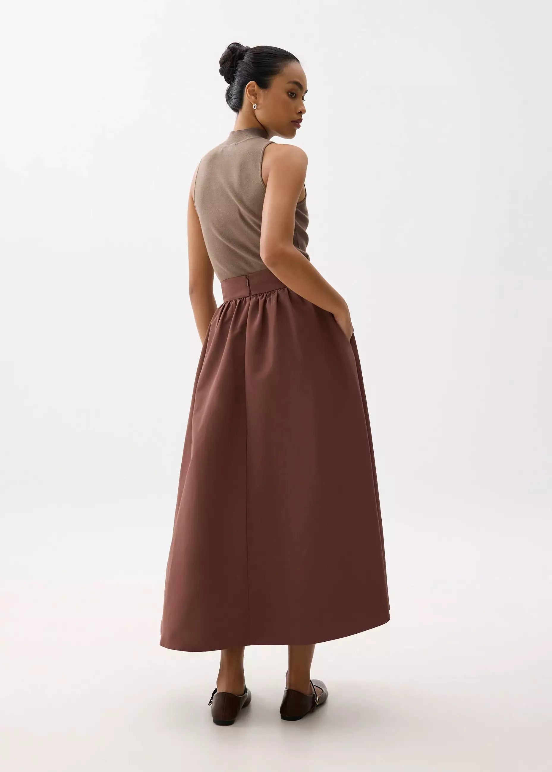 Rok Wanita - Zoe Flare Maxi Skirt