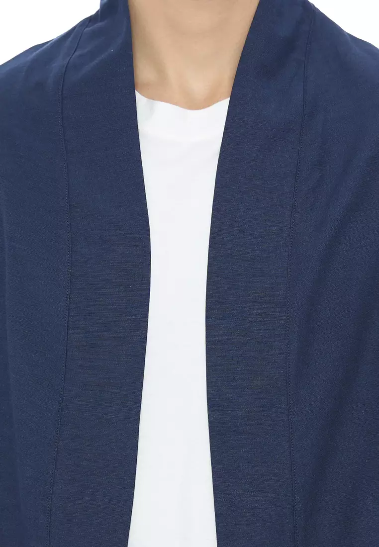 Ryusei Kimono Kata Long Sleeve Navy