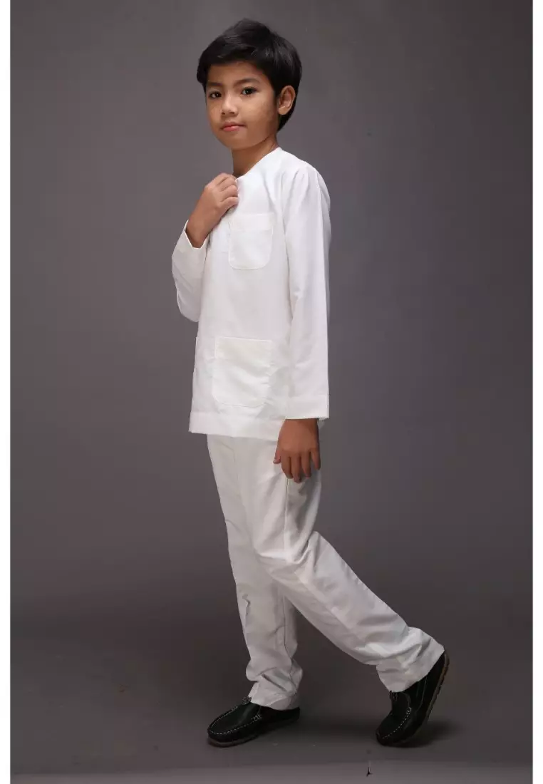 Baju Melayu Moden Teluk Belanga For Kids