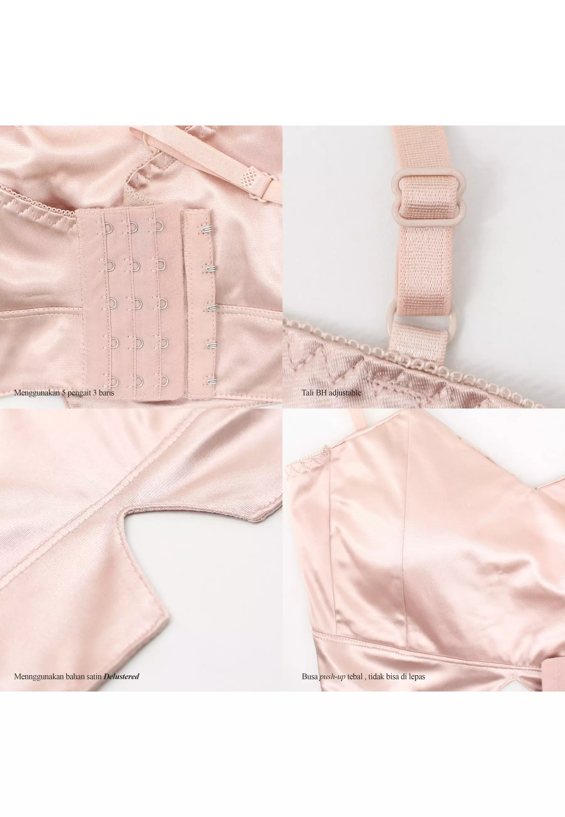 You’ve ( YouHave ) Tanktop CropTop Premium Satin Wanita Sport Bra Pakaian Dalam Wanita 100105