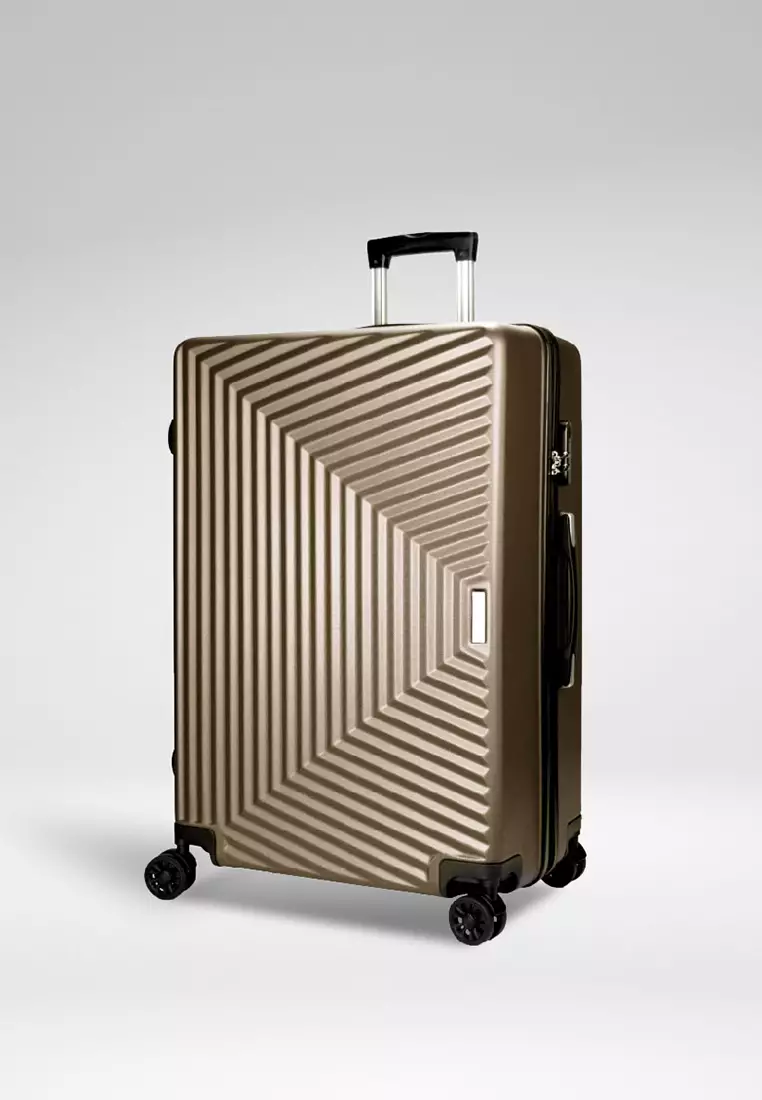Urbanlite Trapez 24 inch 8-Wheel Spinner Hard Case Luggage