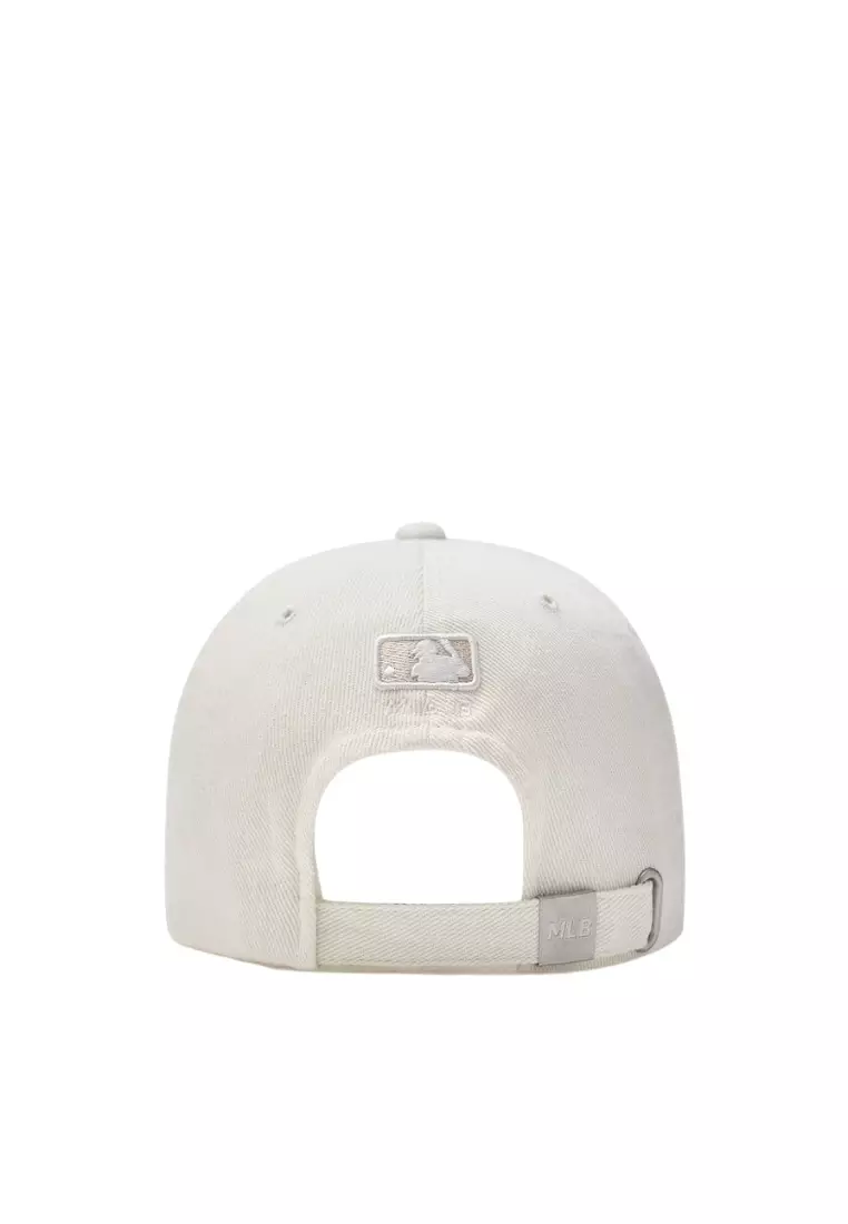 ★MLB Korea★ Color Denim Unstructured Ball Cap NY Cream 3AC Color Denim Varsity Unstructured Ball Cap New York Yankees