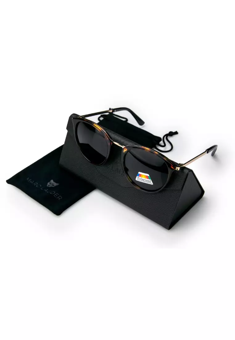 Stylish & Trendy Unisex Sunglasses Crafted with Premium Tri Acetate Cellulose (TAC) 0.74MM Polarized Lenses