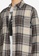 Only & Sons beige Milton Life Long Sleeves Check Overshirt 6B02DAAC6BF6F2GS_2