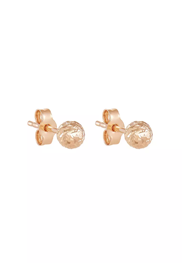 HABIB 375/9K Rose Gold Earrings (Tatinia) BSC4-DCBE0004MM-V-3R