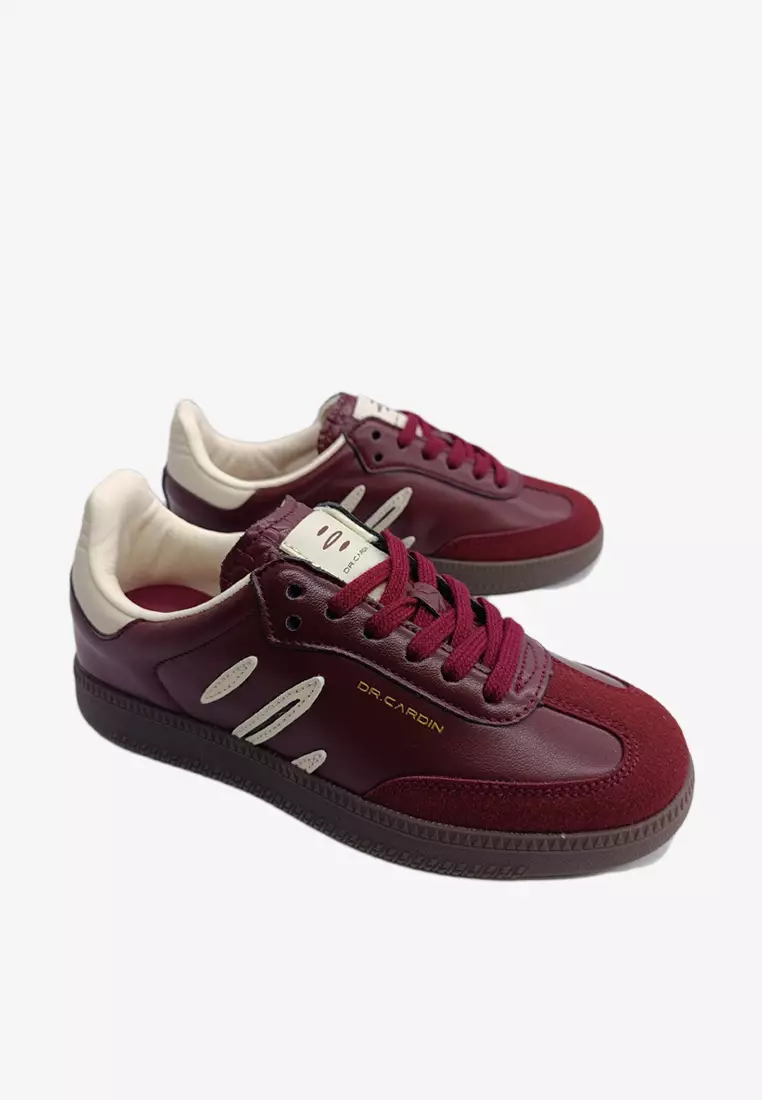 Dr Cardin The Origin: Heritage Collection Kids Laced-Up Sneaker K-RJ-100 | Denim/Faux Suede/Leather
