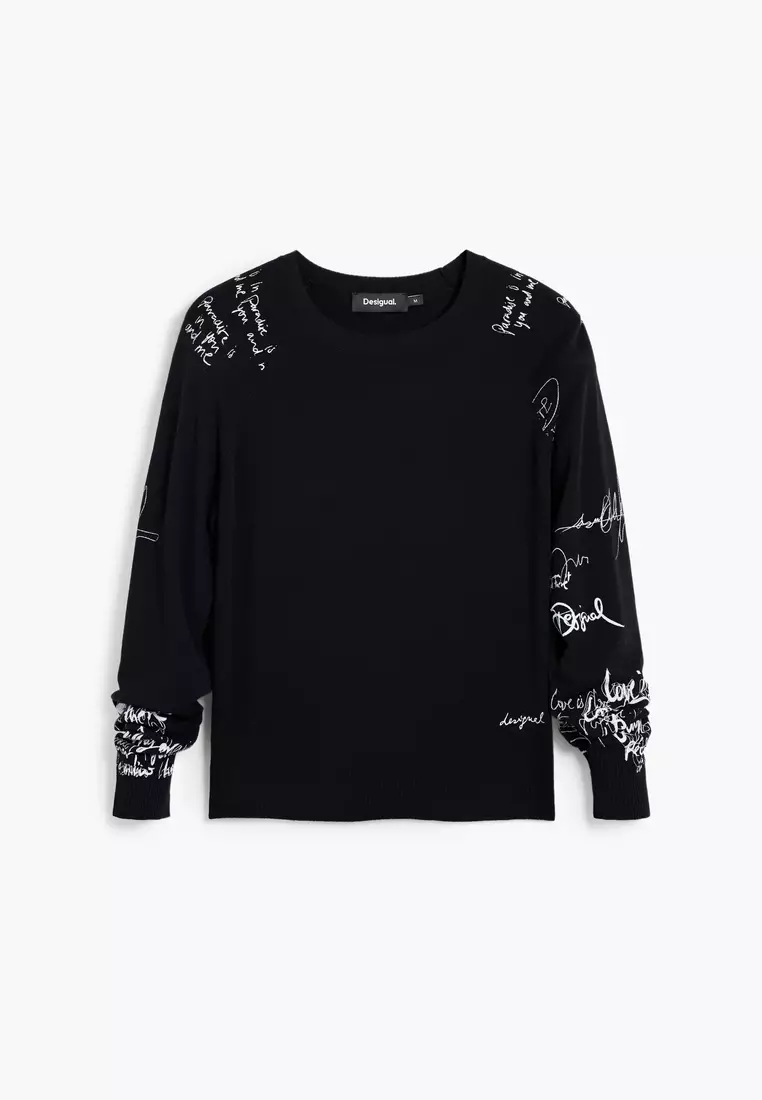 Fine Lettering Sweater