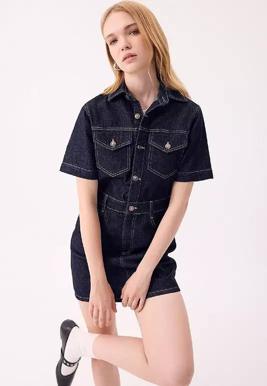 Mini Denim Dress