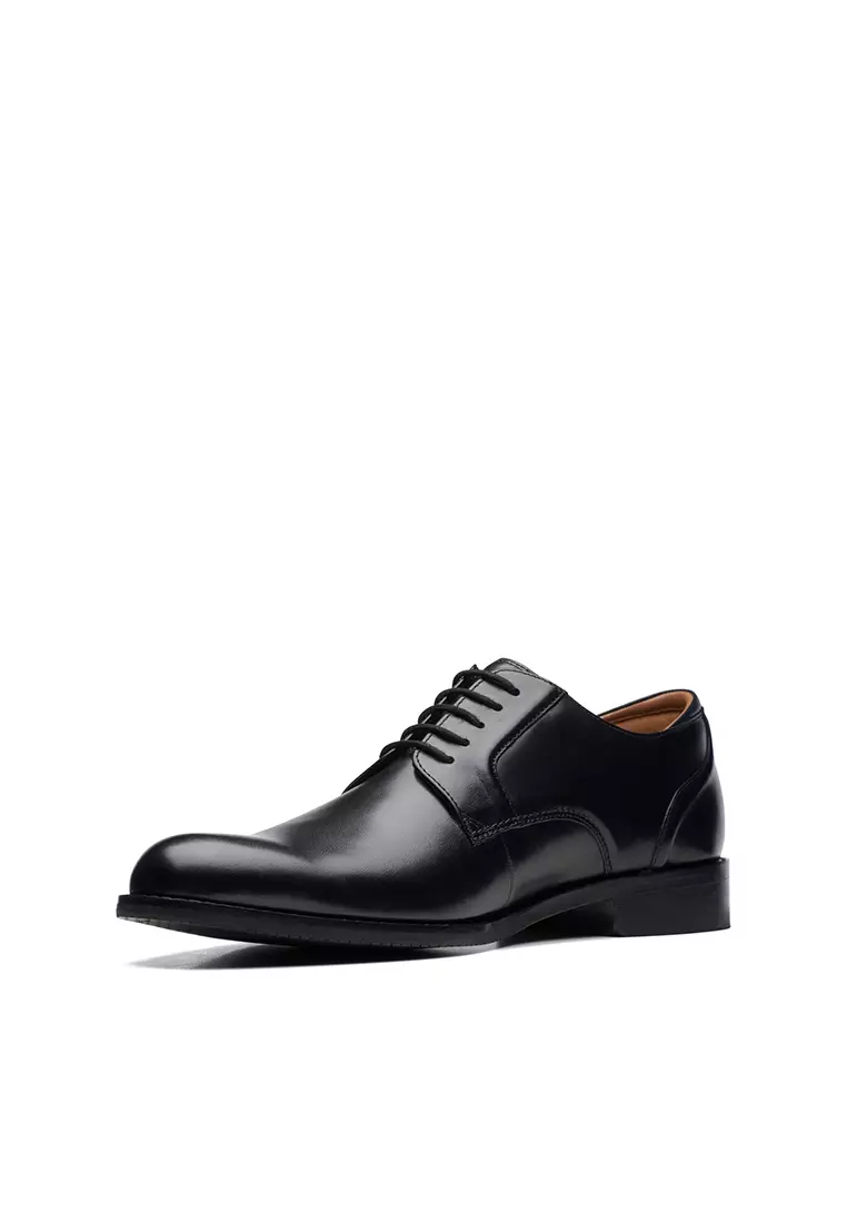 CraftArlo Lace Black Leather Shoes