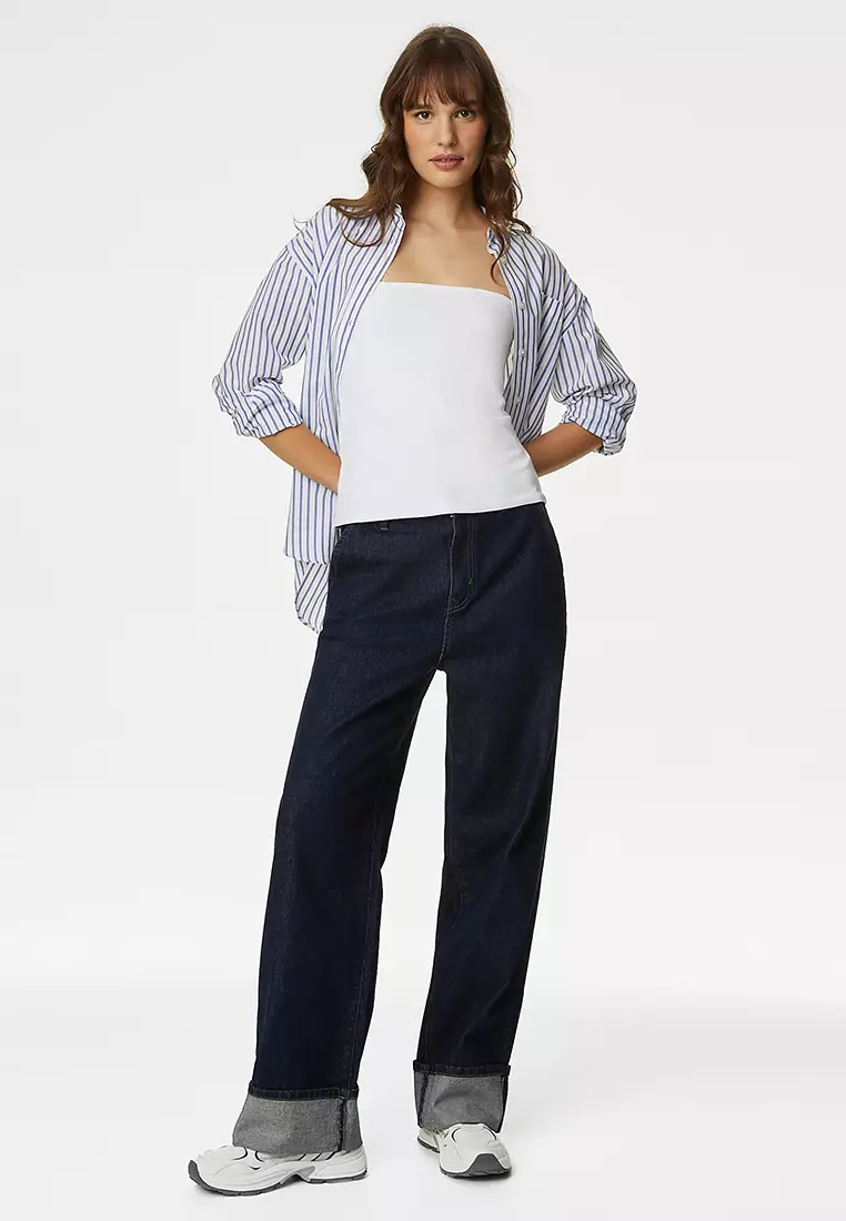 Cotton Rich Bandeau Top