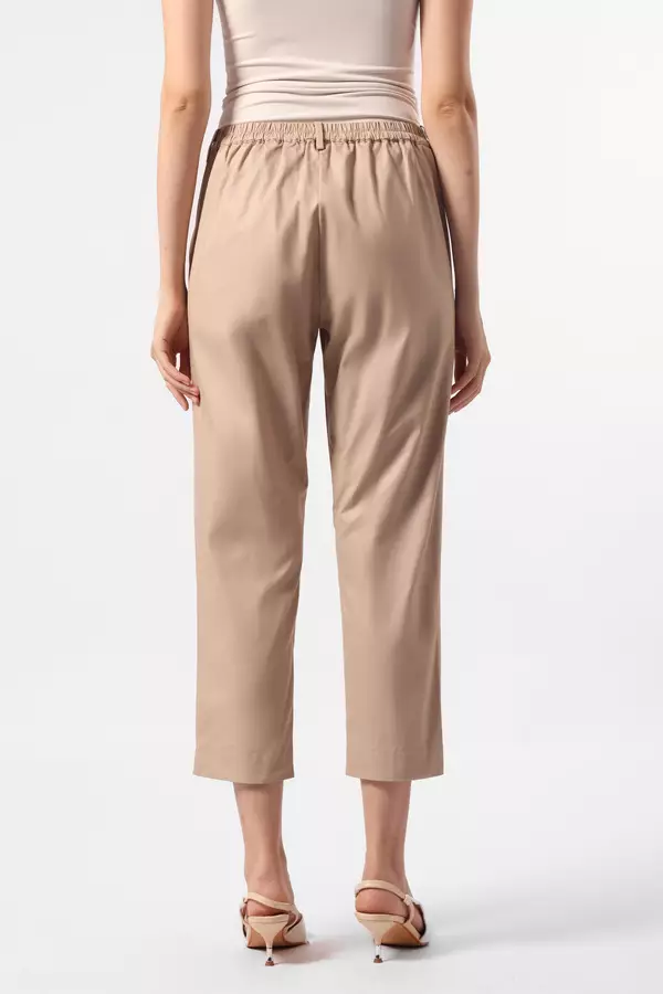 MINIMAL - Sinara - Reg Fit Chinos With Slit - Beige Warna Beige