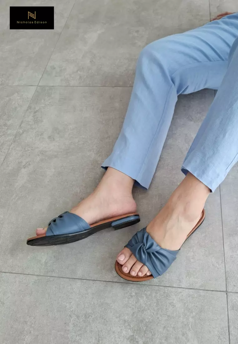 Nicholas Edison Sandal Nisa Blue