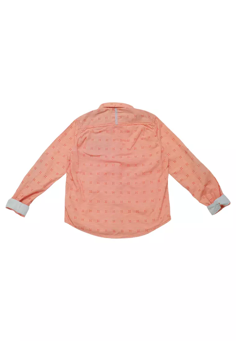 GINGERSNAPS AMIGOS DELA HAVANA WOVEN SHIRT RED