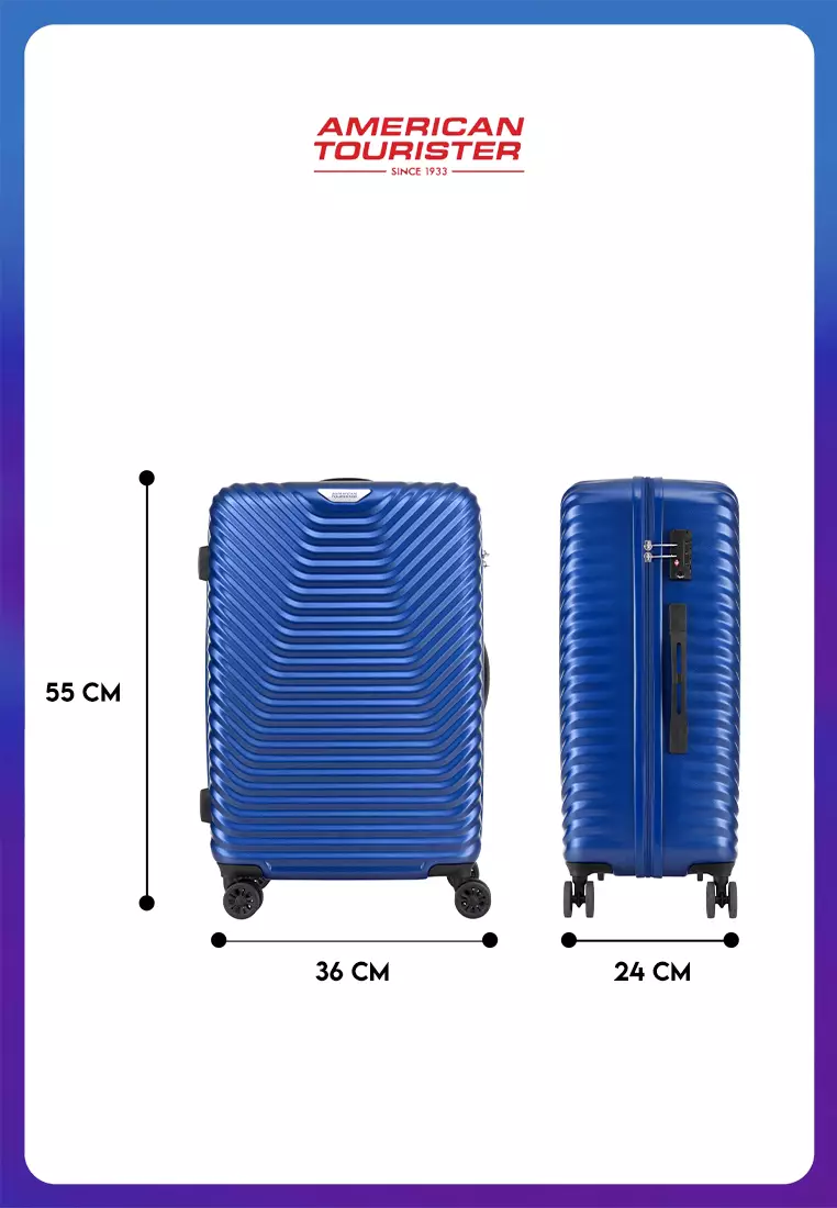 American Tourister Koper Hardcase Sky Cove 2 Pcs Set 20,25 Inch - Oxford Blue