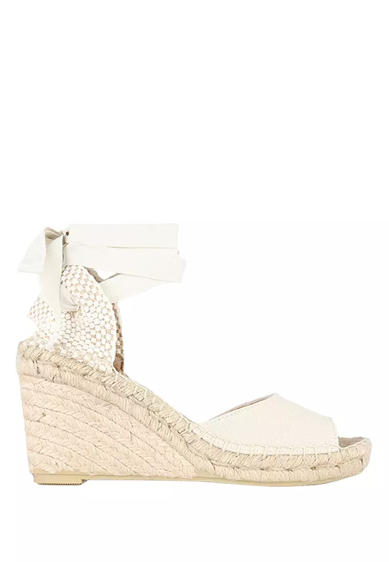 Discount on Espadril  shoes - SKU: Capri Peep Toe Oyster