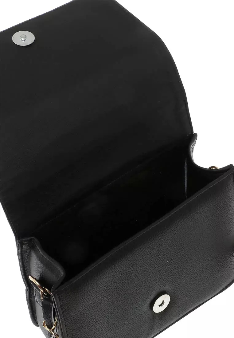 Caxia Slingbag Woman Casual Design Simple Tas Slempang Premium Quality - Black