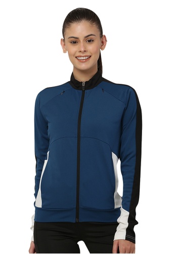 Fitleasure blue Fitleasure Short Active Training Blue Jacket 5AA96AA74F934CGS_1