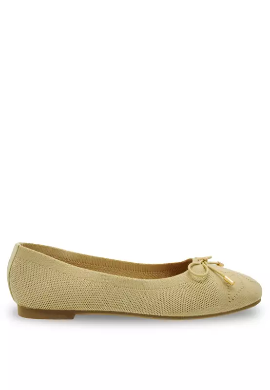 Slip On Laser Cut Textile Casual Flats