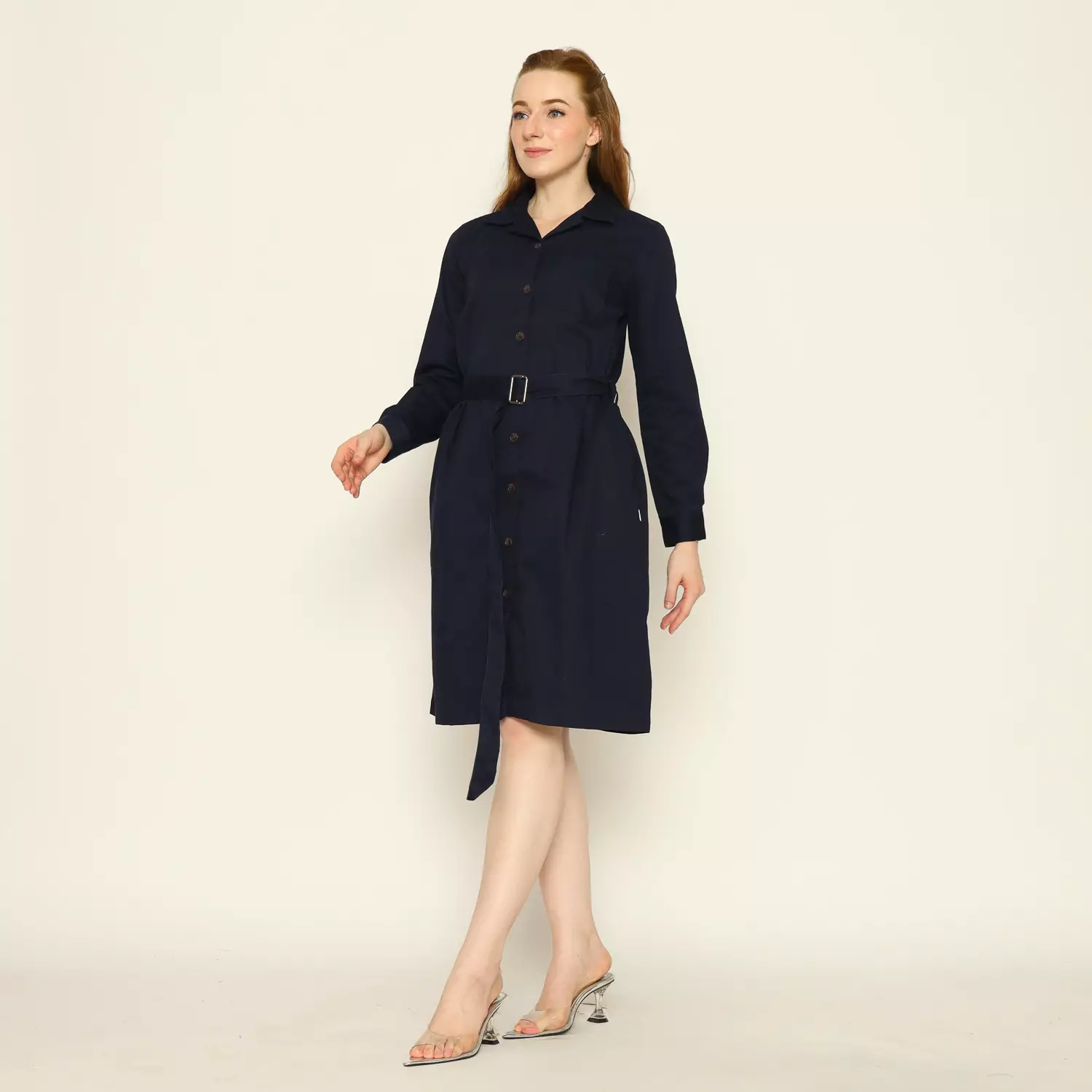 Phyra Long Tunik Navy