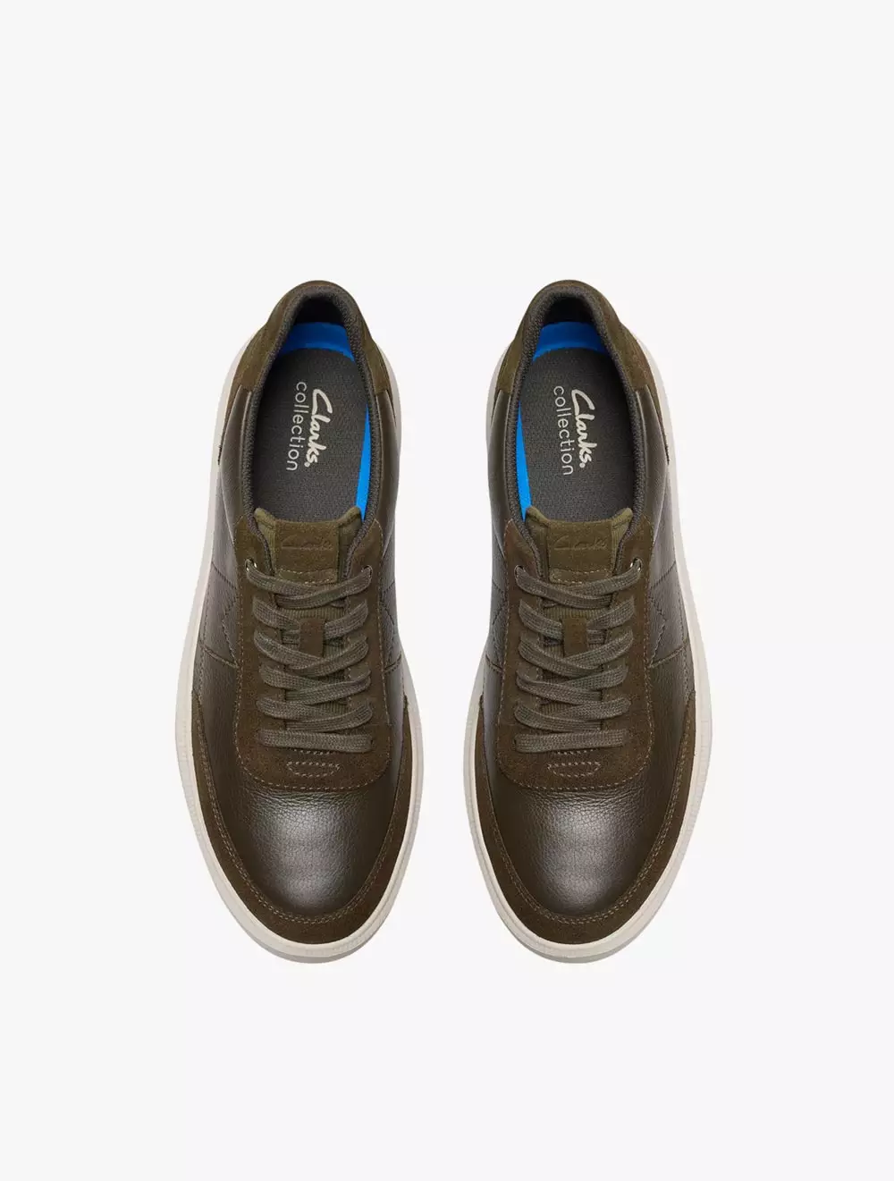 Clarks Brodin Lo Olive Leather