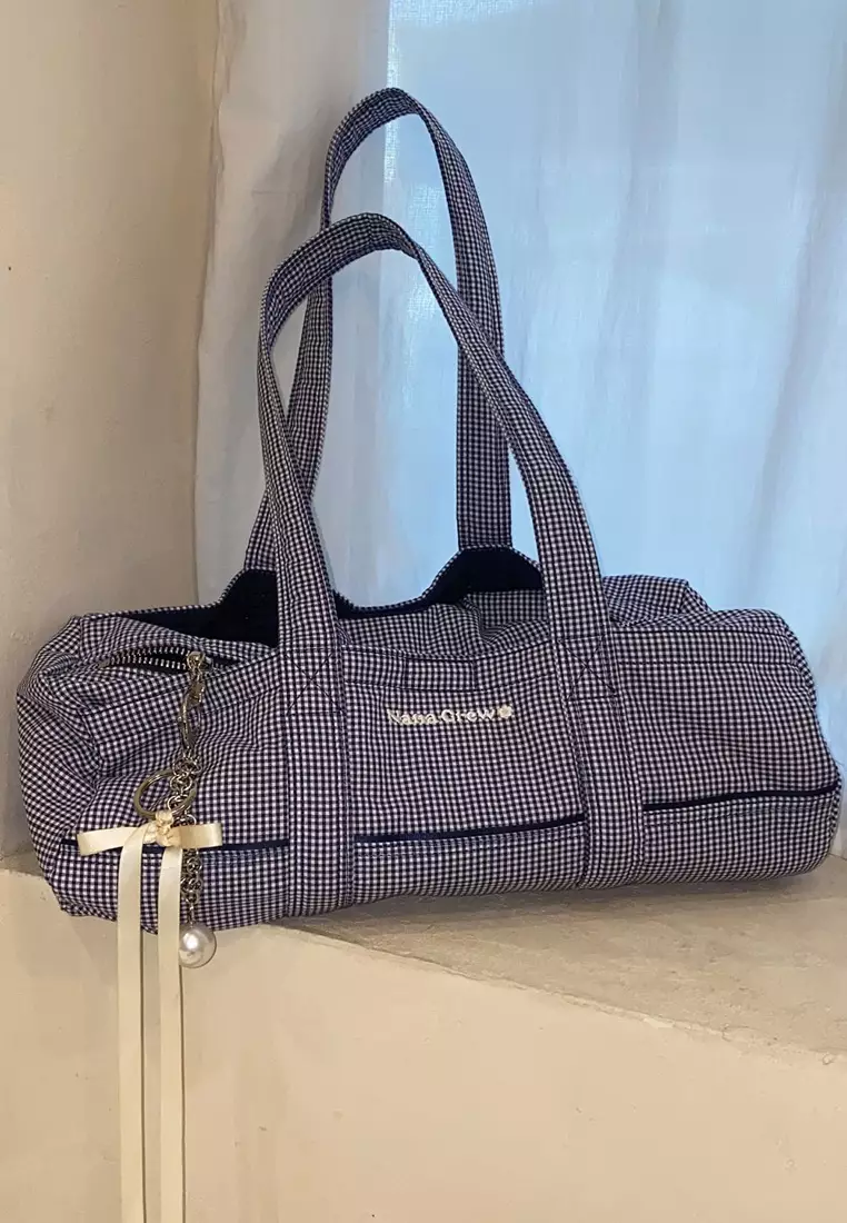 Mini Duffle Bag_Gingham Check