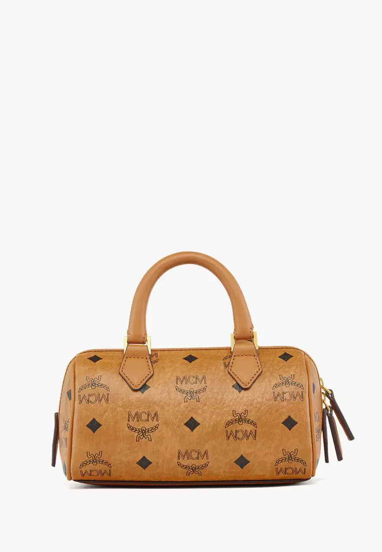 Luxury Bags Mcm Price In Singapore Ella Boston Bag In Visetos