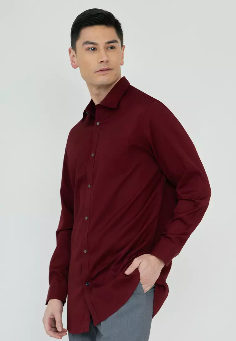 Regular Fit Textured Dress Shirt