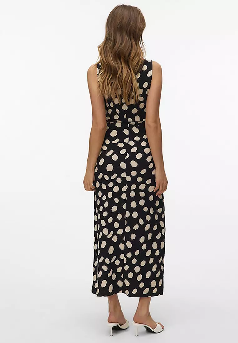 white corset midi dress with sleeves Anaflor