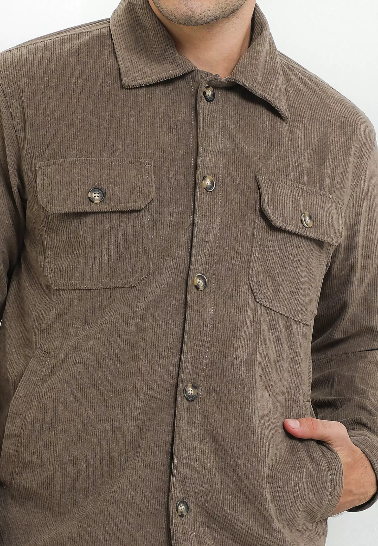 Cressida Work Jacket Corduroy Cream - I027R