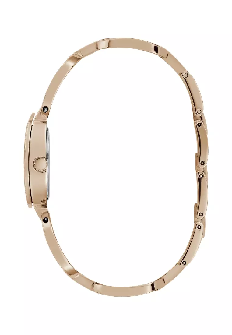 Guess Jewelry Rose Gold Stainless Steel Analog Quartz Watch For Women GW0683L3