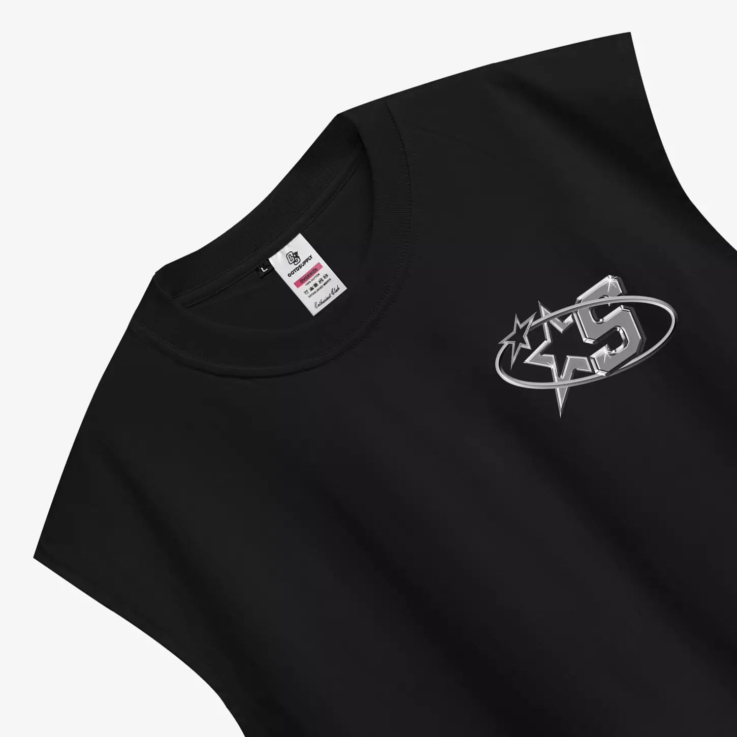 OOTDSUPPLY Oversize Sleeveless Gemini Steel Blue & Black l Kaos Oversize Singlet018