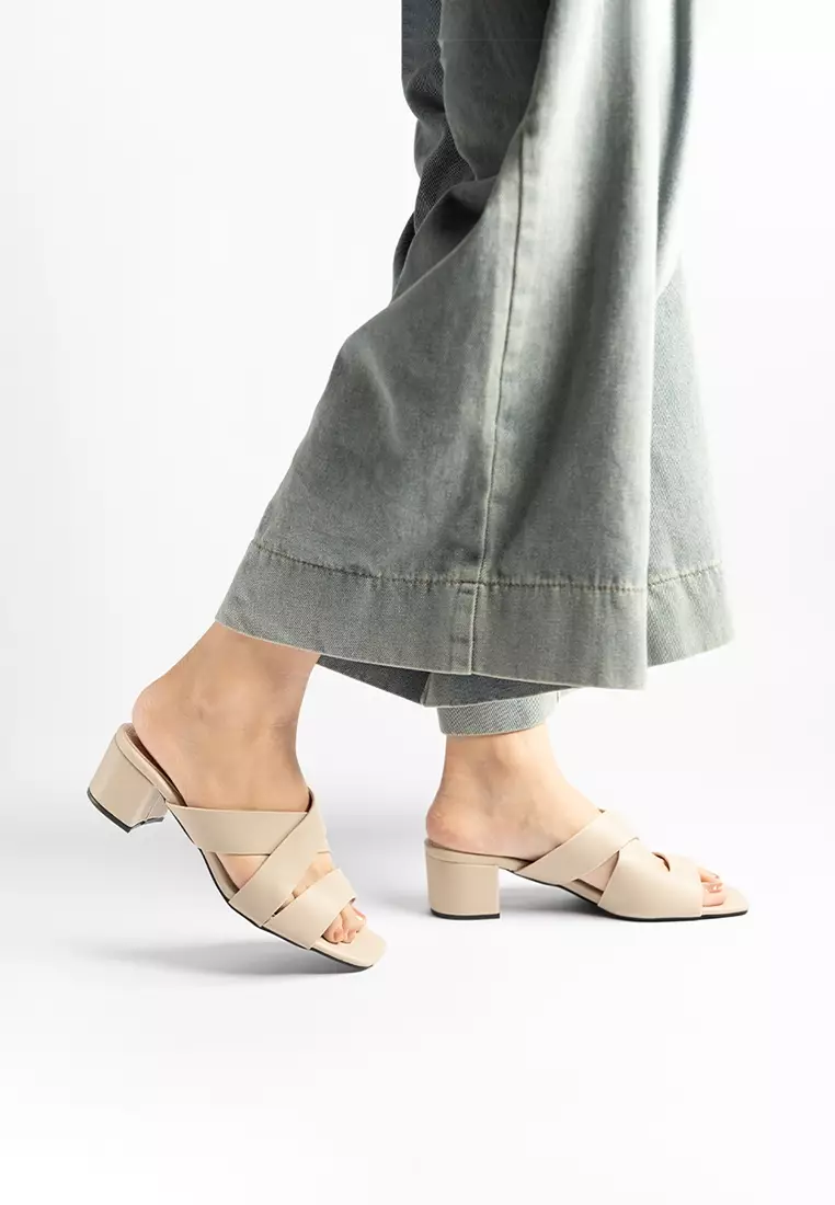 Jessica Mid Heel Mules