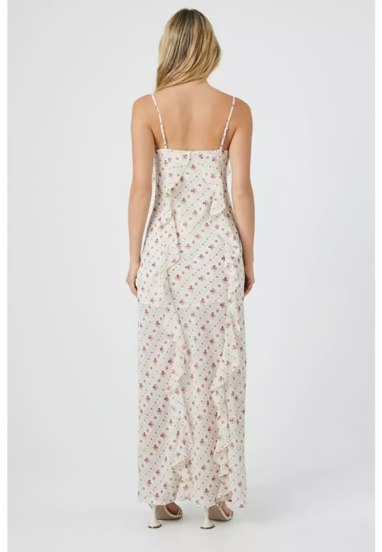 Forever 21 floral maxi dress top